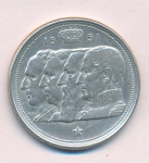 Бельгия 100 франков, 1951 (100 франков. Бельгия 1951)
