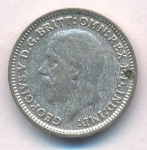 Великобритания 3 пенса, 1934 (3 пенса Великобритания. 1934)