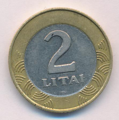 Литва 2 лита, 1998 (2 лит. Литва 1998)