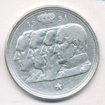 Бельгия 100 франков, 1951 (100 франков. Бельгия. Династия 1951)