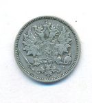 25 пенни 1891 г. L. Для Финляндии (Александр III). (25 пенни. 1891)