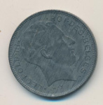 Бельгия 5 франков, 1945 (5 франков. Бельгия 1945)