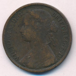 Великобритания 1 пенни, 1874 (1 пенни. Великобритания. 1874)