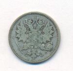 25 пенни 1891 г. L. Для Финляндии (Александр III). (25 пенни. 1891)