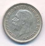 Великобритания 3 пенса, 1931 (3 пенса Великобритания. 1931)