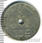 Бельгия 10 сантимов, 1939 (10 сантимов. Бельгия 1939г. Cu-Ni.)