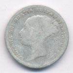 Великобритания 6 пенсов, 1880 (6 пенсов. Великобритания. 1880)