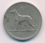 Ирландия 6 пенсов, 1964 (6 пенсов. Ирландия. 1964)