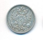 50 пенни 1890 г. L. Для Финляндии (Александр III). (50 пенни. 1890)