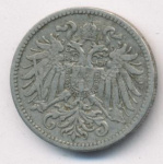 Австрия 10 геллеров, 1895 (10 геллеров. Австрия 1895)
