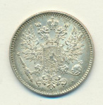 50 пенни 1916 г. S. Для Финляндии (Николай II). (50 пенни 1916)