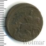 Денга 1757 г. Елизавета I. Тиражная монета (Денга 1757г. Cu. Петров - 0,5 рублей)