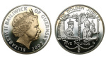 Джерси 5 фунтов, 2002 (Гернси о-в. Елизавета II. 5 фунтов 2002 года. Proof.)