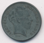 Бельгия 5 франков, 1941 (5 франков. Бельгия 1941)