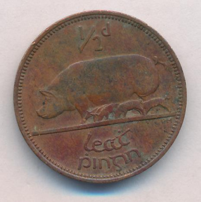 Ирландия ½ пенни, 1964 (1/2 пенни. Ирландия. 1964)