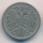 Австрия 10 геллеров, 1894 (10 геллеров. Австрия 1894)