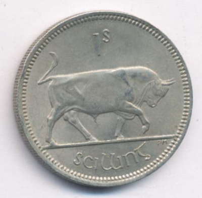Ирландия 1 шиллинг, 1964 (1 шиллинг. Ирландия. 1964)
