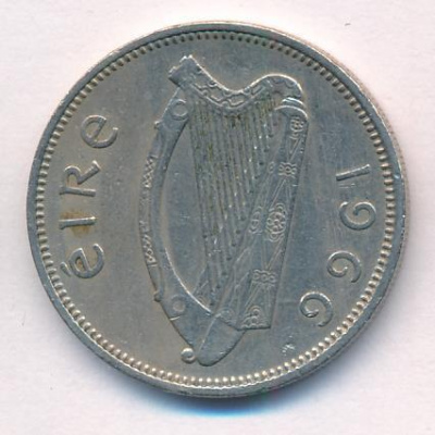 Ирландия 1 шиллинг, 1966 (1 шиллинг. Ирландия. 1966)