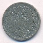 Австрия 20 геллеров, 1893 (20 геллеров Австрия. 1893)