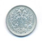 50 пенни 1890 г. L. Для Финляндии (Александр III). (50 пенни. 1890)
