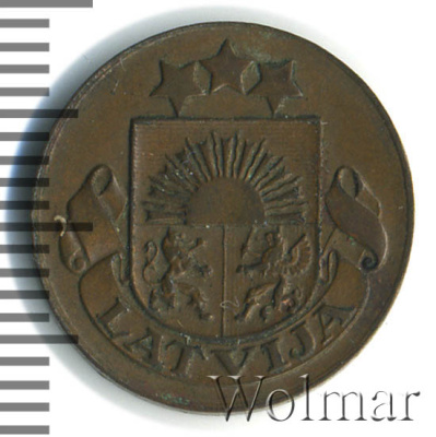 Латвия 1 сантим, 1935 (1 сантим. Латвия 1935г. Br.)