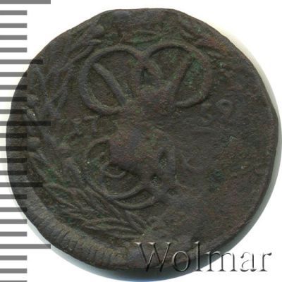 Денга 1759 г. Елизавета I. (Денга 1759г. Cu.)