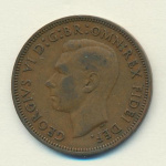 Великобритания ½ пенни, 1950 (1/2 пенни Великобритания 1950)