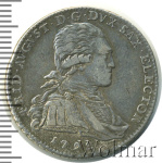 Саксония ⅓ талера, 1792 (1/3 талера. Германия. Саксония 1792г. Ag.)