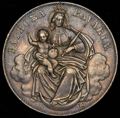 Бавария 1 талер, 1868 (Талер 1868 (Бавария))