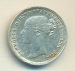 Великобритания 3 пенса, 1877 (3 пенса. Великобритания 1877)