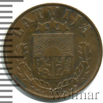 Латвия 1 сантим, 1937 (1 сантим. Латвия 1937г. Cu.)