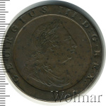 Великобритания 2 пенса, 1797 (2 пенса. Великобритания 1797г. Cu.)