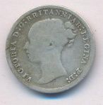 Великобритания 3 пенса, 1878 (3 пенса. Великобритания. 1878)