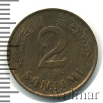 Латвия 2 сантима, 1939 (2 сантима. Латвия 1939г. Br.)