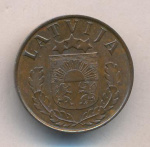 Латвия 2 сантима, 1939 (2 сантима. Латвия. 1939)
