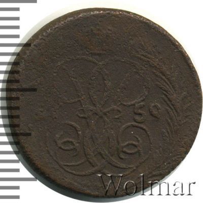 Денга 1759 г. Елизавета I. (Денга 1759г. Cu.)