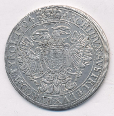 Австрия 1 талер, 1704 (Талер. Австрия. 1704)