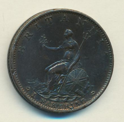 Великобритания 1 фартинг, 1799 (1 фартинг. Великобритания 1799)