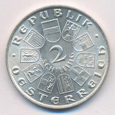 Австрия 2 шиллинга, 1932 (2 шиллинга. Австрия. 200 лет со дня рождения композитора Франца Иозефа Гайдна 1932)