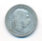 Австрия 1 крона, 1893 (1 крона. Австрия. 1893)