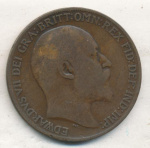 Великобритания 1 пенни, 1908 (1 пенни. Великобритания. 1908)