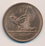 Ирландия 1 пенни, 1966 (1 пенни. Ирландия 1966)