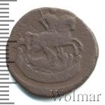 Денга 1757 г. Елизавета I. Тиражная монета (Денга 1757г. Cu.  Петров - 0,5 рублей)