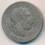 Австрия 1 крона, 1893 (1 крона. Австрия 1893)
