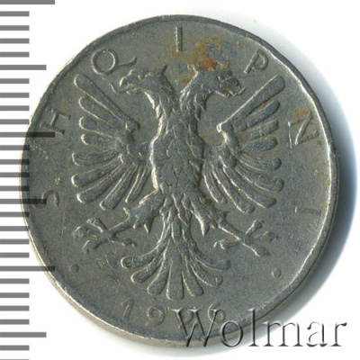 Албания ½ лека, 1926 (1/2 лека. Албания 1926г. Ni.)