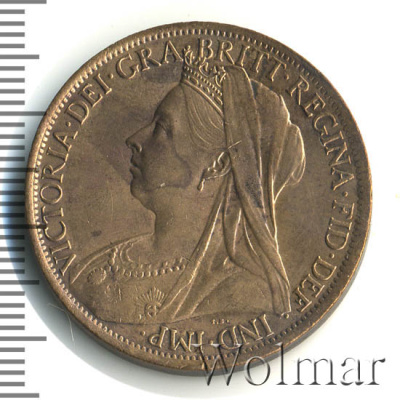 Великобритания 1 пенни, 1901 (1 пенни. Великобритания 1901г. Br.)