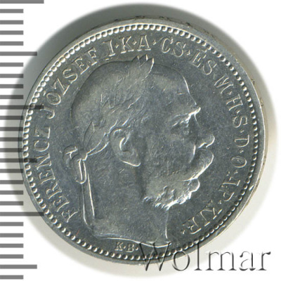 Австрия 1 крона, 1894 (1 крона. Австрия 1894г. Ag.)