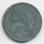 Бельгия 1 франк, 1945 (1 франк. Бельгия 1945)