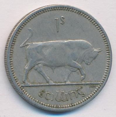 Ирландия 1 шиллинг, 1964 (1 шиллинг. Ирландия 1964)