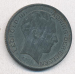 Бельгия 5 франков, 1941 (5 франков. Бельгия 1941)